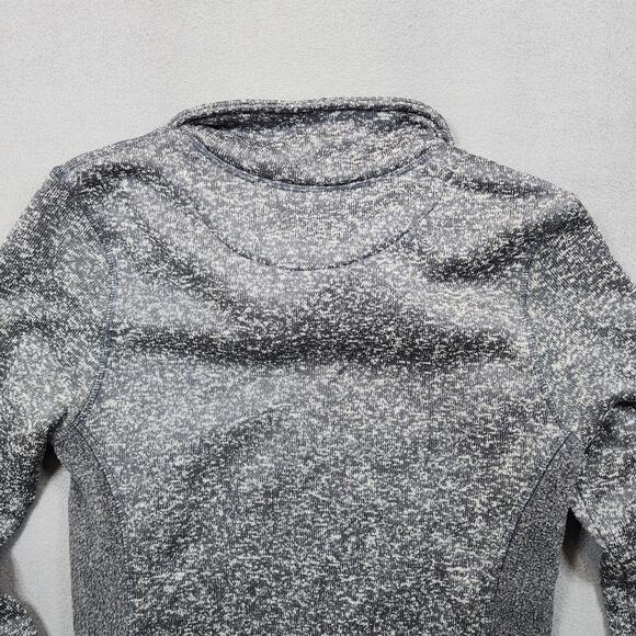 BKE Mens Sweater Large Grey Heathered 1/4 Snap Stretch Long Sleeve Preppy Casual - Picture 9 of 13